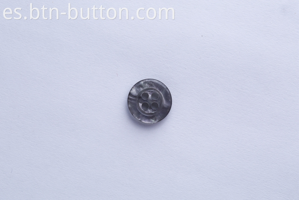 Coat's resin pocket surface imitation shell button